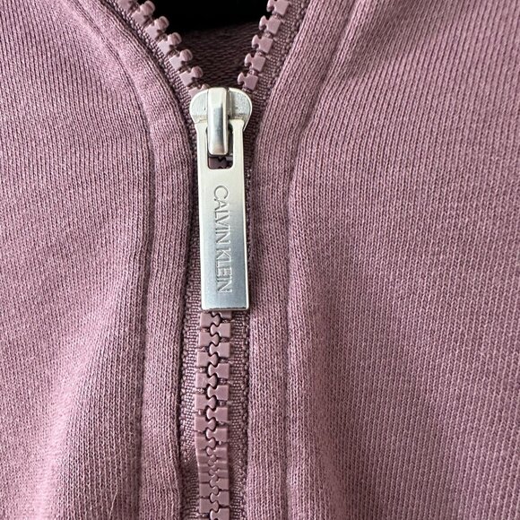 Calvin Klein Purple Collared Sweatshirt, Size XXL - Picture 8 of 9